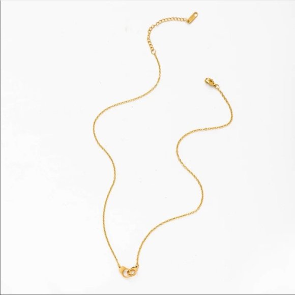 Dainty Stainless Steel Handcuff Necklace - Picture 4 of 5